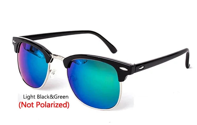 LeonLion  Polarized Unisex Semi-Rimless Sunglasses