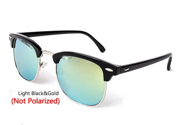 LeonLion  Polarized Unisex Semi-Rimless Sunglasses