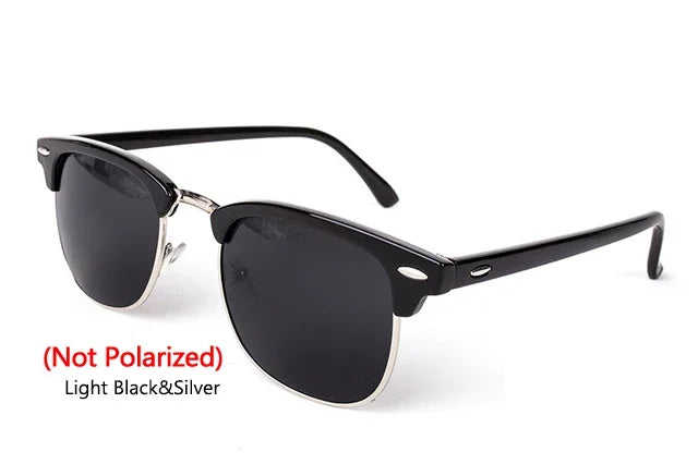 LeonLion  Polarized Unisex Semi-Rimless Sunglasses