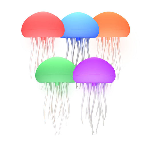 RGB Color Change Chandelier USB Rechargeable Jellyfish LED Lamp Garden Decoration LED Light With Voice Control