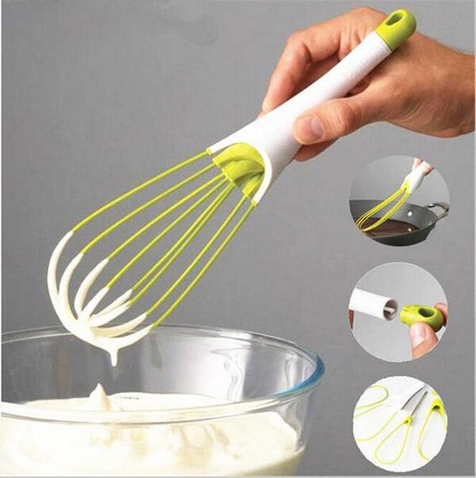 Rotating plastic egg beater multifunctional manual egg mixer easy to clean and dough baking tool