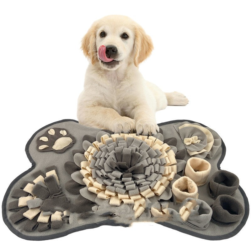 Pet dog sniffing toy mat cat and dog sniffing mat washable fun food hiding puzzle sniffing mat