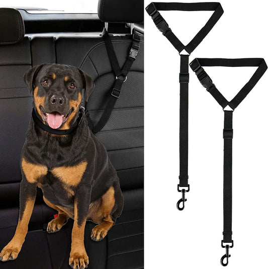 Pet dog safety belt large and medium-sized dog travel vehicle rope car safety buckle fixed rope car riding tool