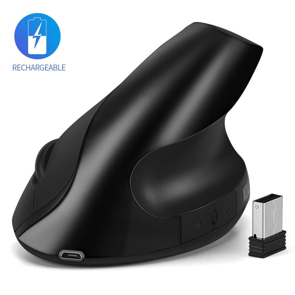 Ergonomic Optoelectronic Silent Charging 2.4G Wireless Mouse Vertical and Handheld