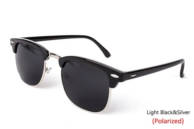 LeonLion  Polarized Unisex Semi-Rimless Sunglasses