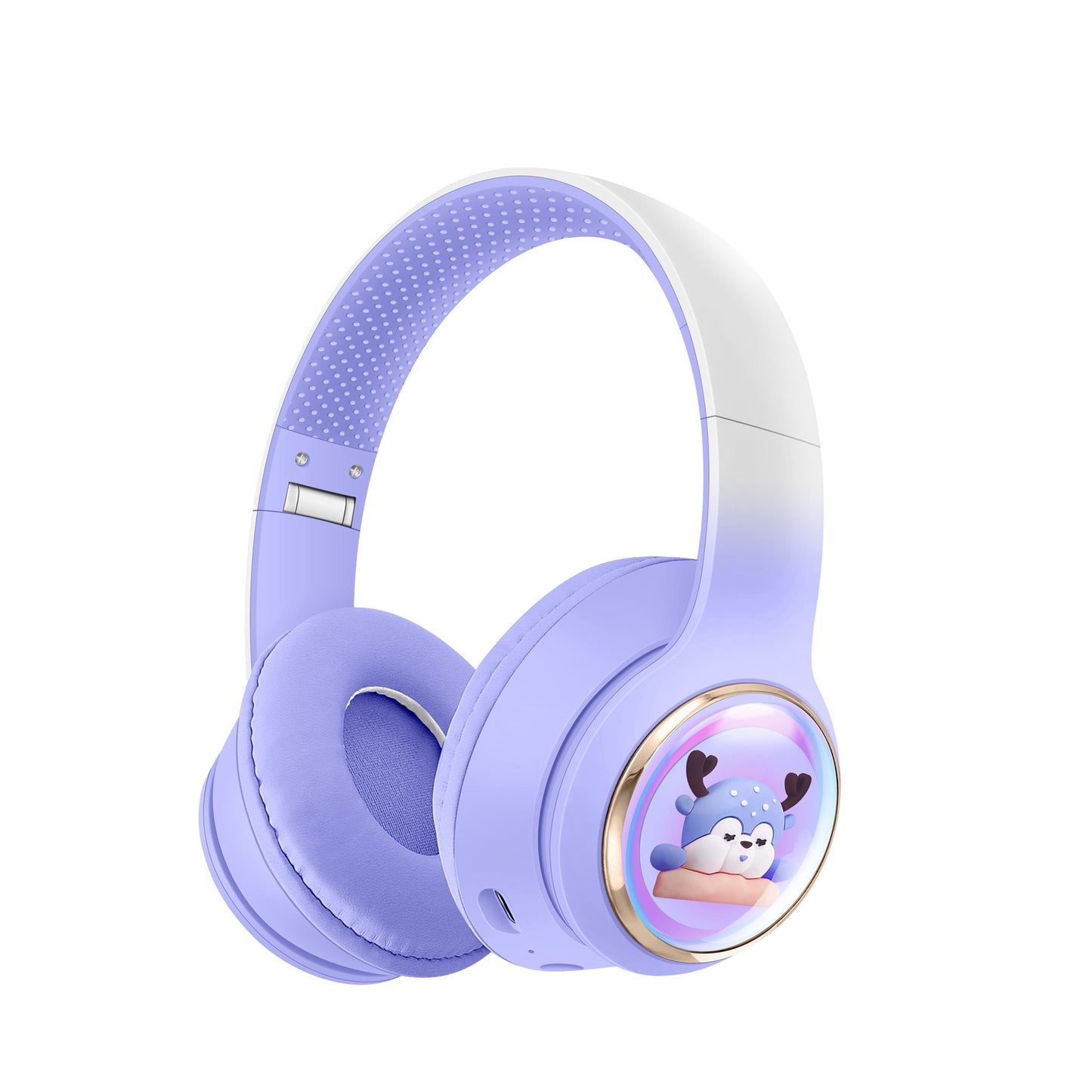 AKZ-56 Earphones Space Cabin Cute Cartoon Pet Bluetooth Headwear Large Battery Earphones Foldable Earphones