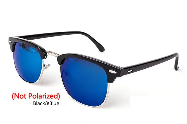 LeonLion  Polarized Unisex Semi-Rimless Sunglasses